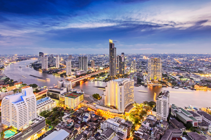 Bangkok is the largest and capital city of Thailand.